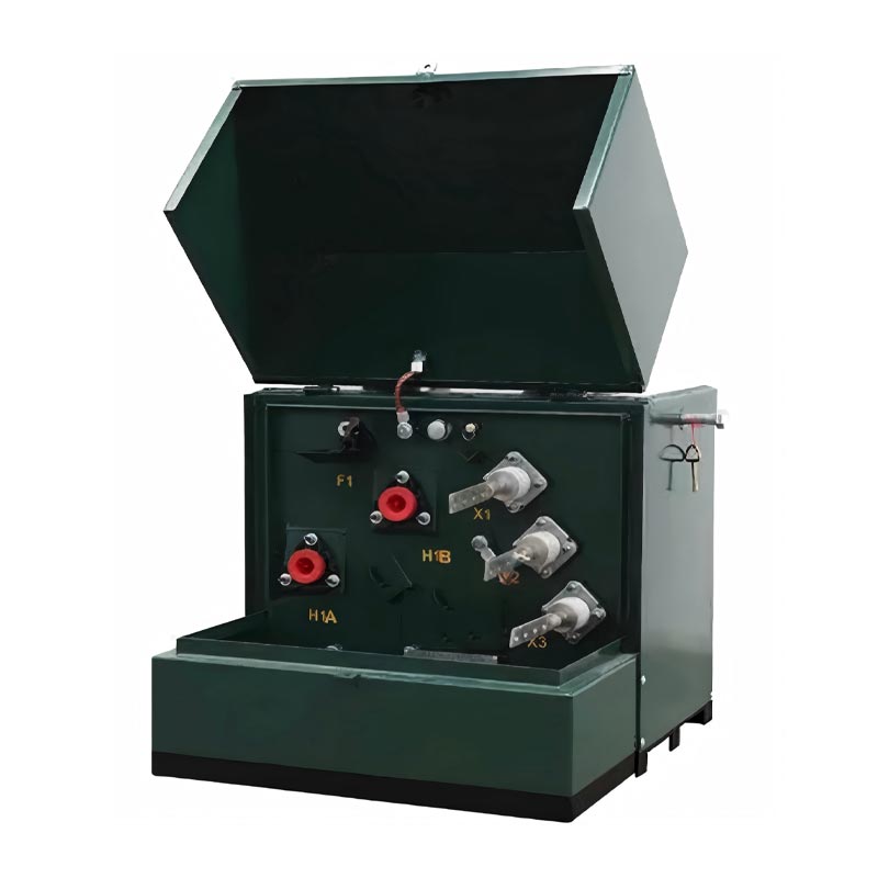 Egyfázisú padra szerelt transzformátor