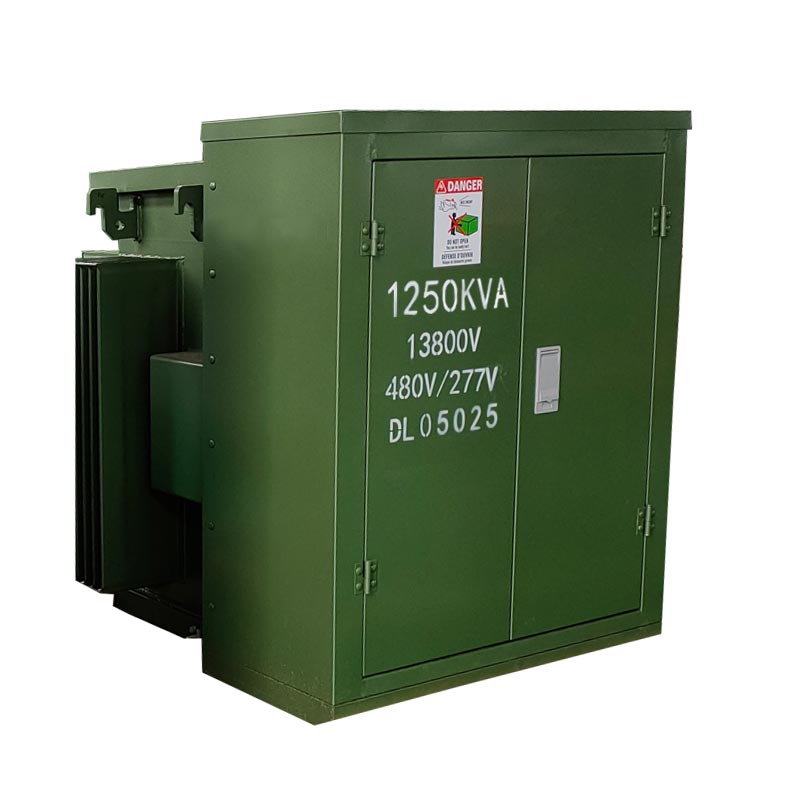 Háromfázisú padra szerelt transzformátor